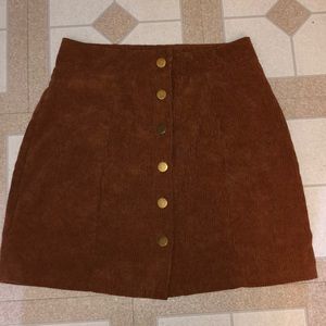 Button down skirt